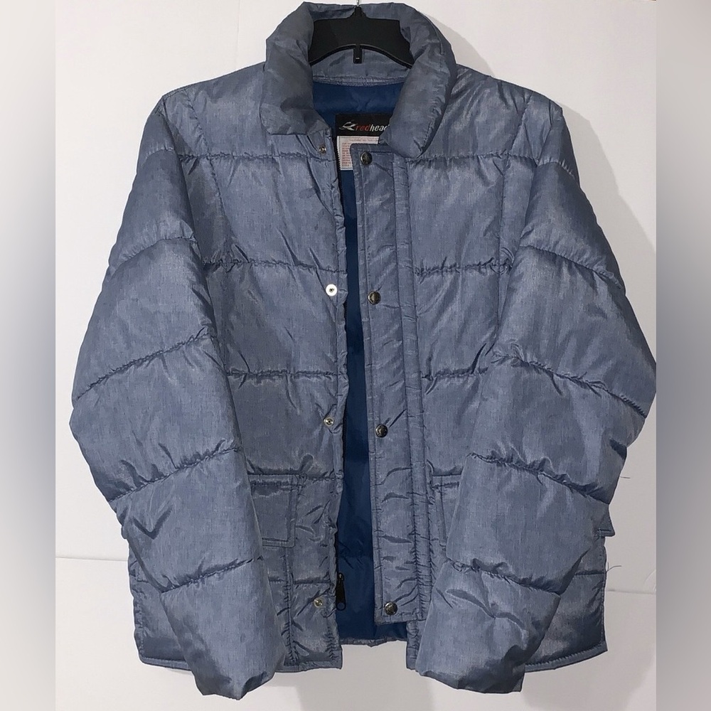 Men's Blue Puffer Jacket